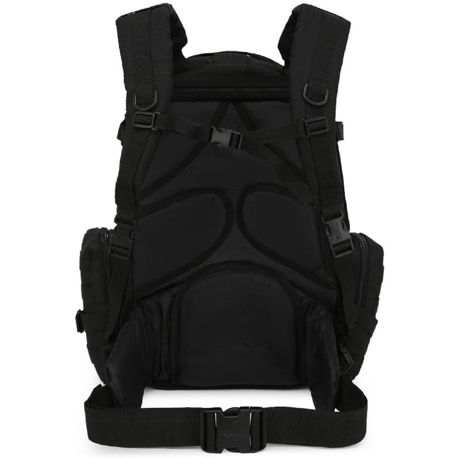 Mochila táctica VIKING Patrol Pack 60 L negra con sistema MOLLE y respaldo acolchado