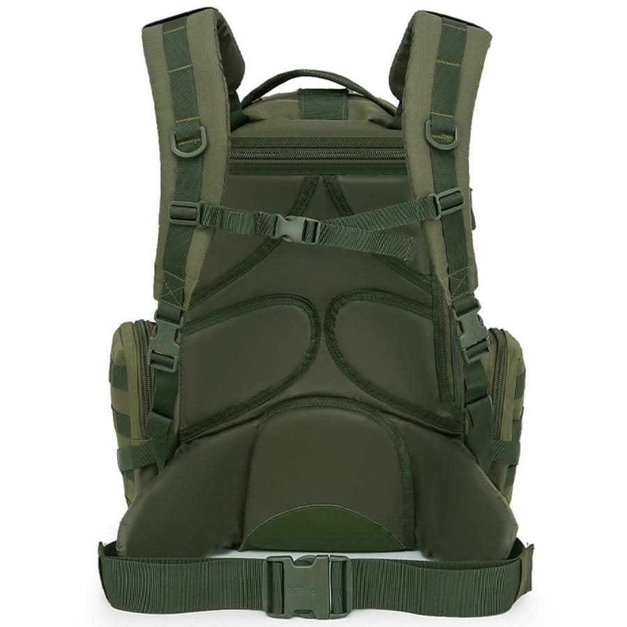 Mochila táctica VIKING Patrol Pack 60 L negra con sistema MOLLE y respaldo acolchado