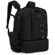 Mochila táctica VIKING Patrol Pack 60 L negra con sistema MOLLE y respaldo acolchado