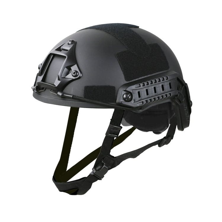 Casco FAST réplica entrenamiento plástico ABS negro KO-1287
