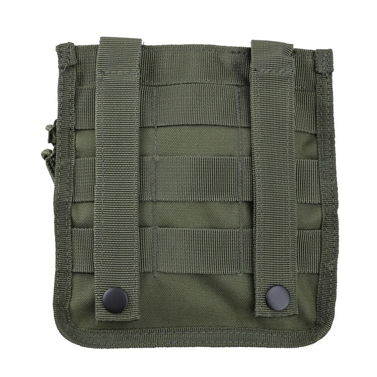 Funda MOLLE multiusos media verde, 150 x 180 x 45 mm, 600D Tac-Poly