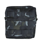 Funda MOLLE multiusos mediana en 600D Tac-Poly con cierre de cremallera, aprox. 150 x 180 x 45 mm