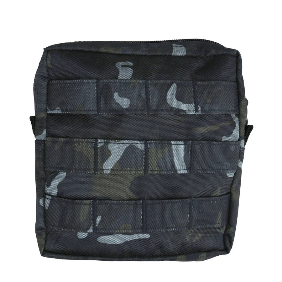 Funda MOLLE multiusos mediana en 600D Tac-Poly con cierre de cremallera, aprox. 150 x 180 x 45 mm