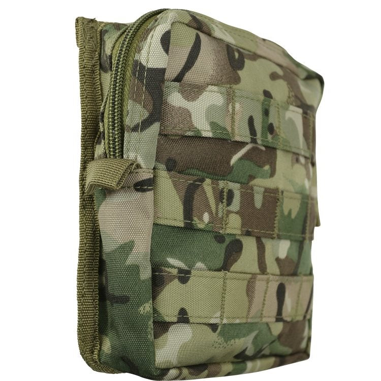 Funda MOLLE multiusos mediana en 600D Tac-Poly con cierre de cremallera, aprox. 150 x 180 x 45 mm