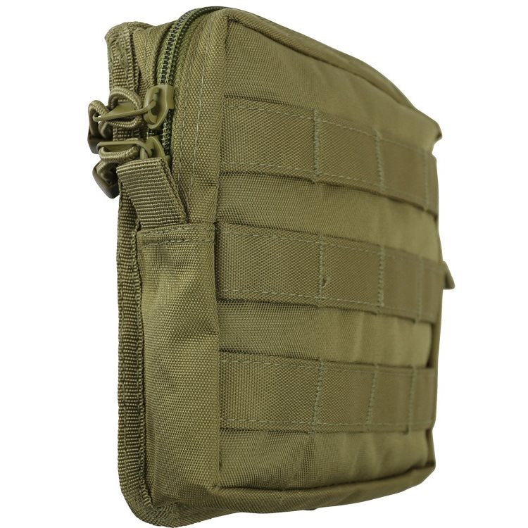Funda MOLLE multiusos mediana en 600D Tac-Poly con cierre de cremallera, aprox. 150 x 180 x 45 mm