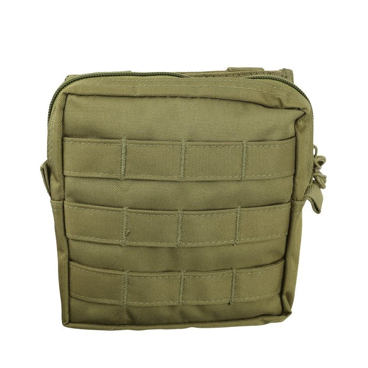 Funda MOLLE multiusos mediana en 600D Tac-Poly con cierre de cremallera, aprox. 150 x 180 x 45 mm