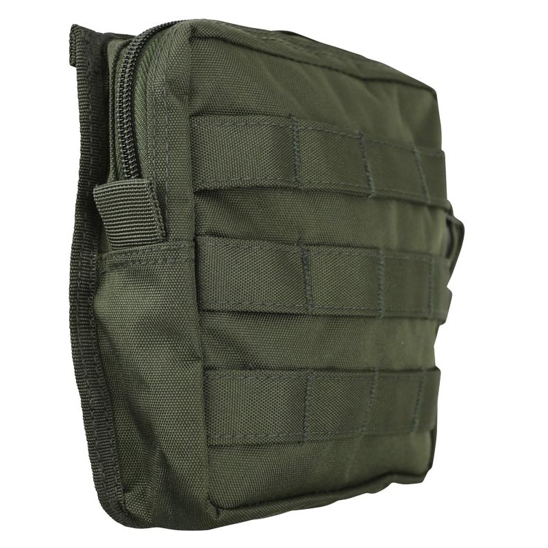 Funda MOLLE multiusos media verde, 150 x 180 x 45 mm, 600D Tac-Poly