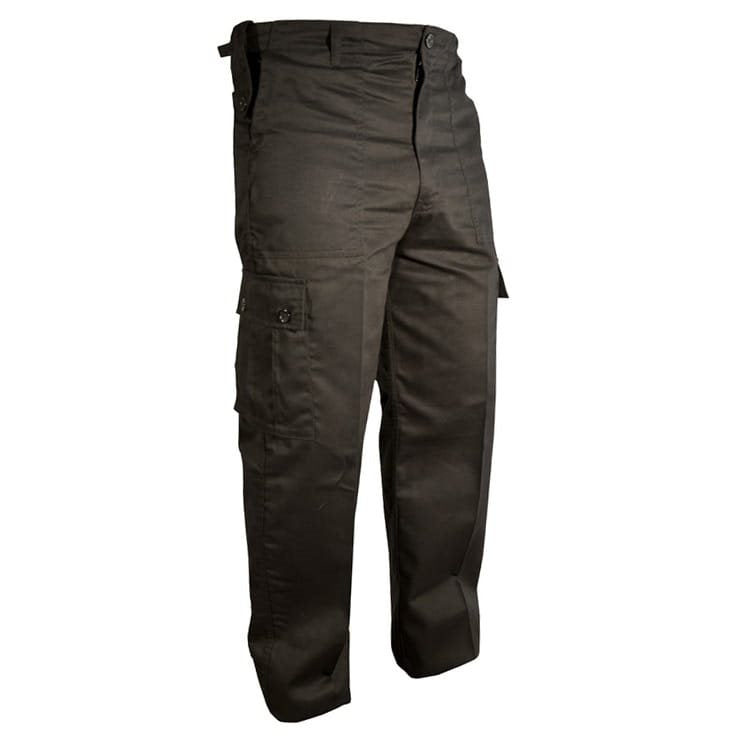 Pantalones británicos KOMBAT negros - KO-1440-BL