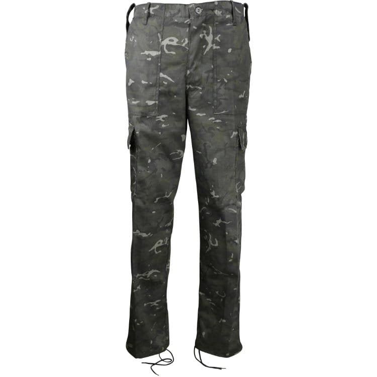 Pantalones KOMBAT estilo británico en camuflaje BTP Black