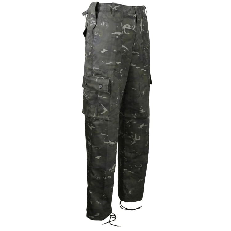 Pantalones KOMBAT estilo británico en camuflaje BTP Black