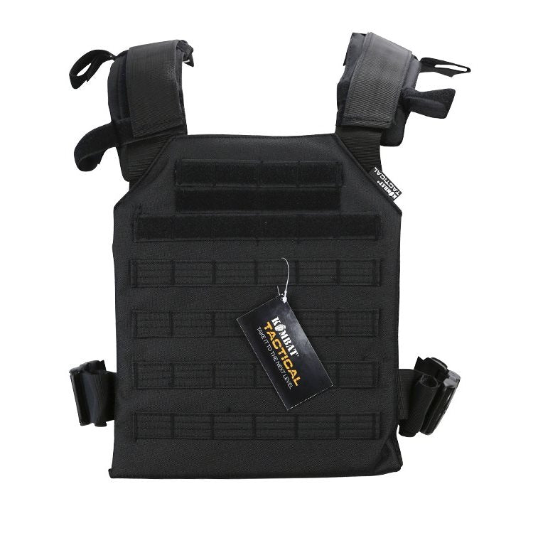 Imagen del chaleco portaplacas SPARTAN negro KO-1458