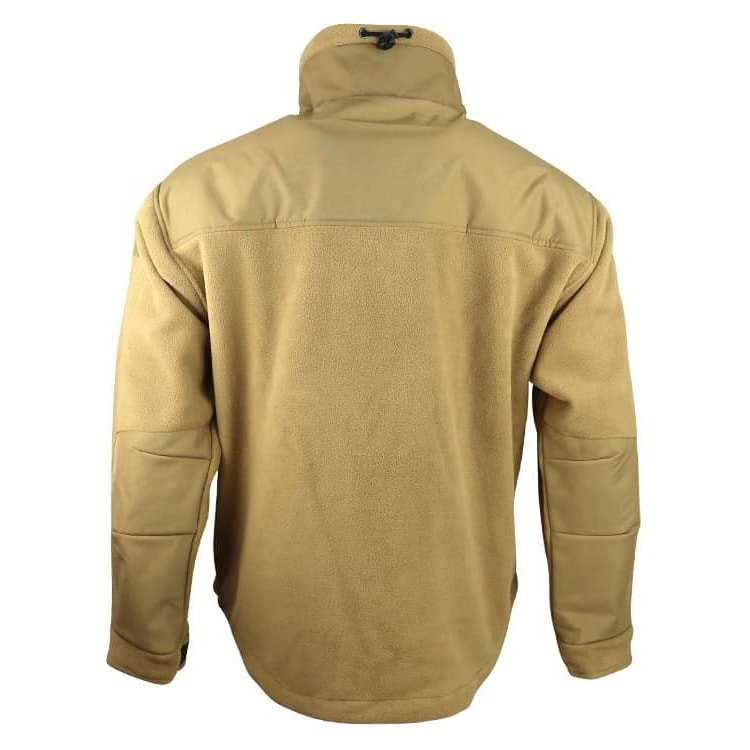 Sudadera DEFENDER TACTICAL fleece verde con 4 bolsillos y refuerzos en hombros y codos