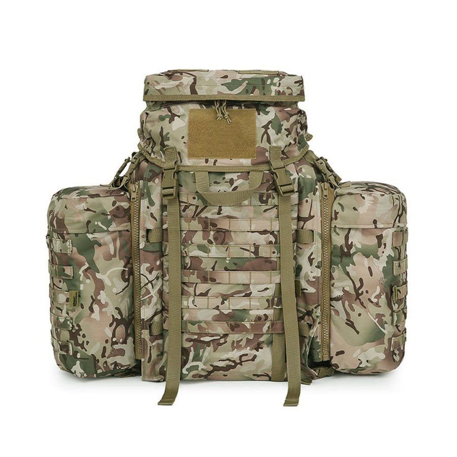 Mochila táctica Tactical Assault MOLLE 90 L negra en tejido 600D Tac-Poly