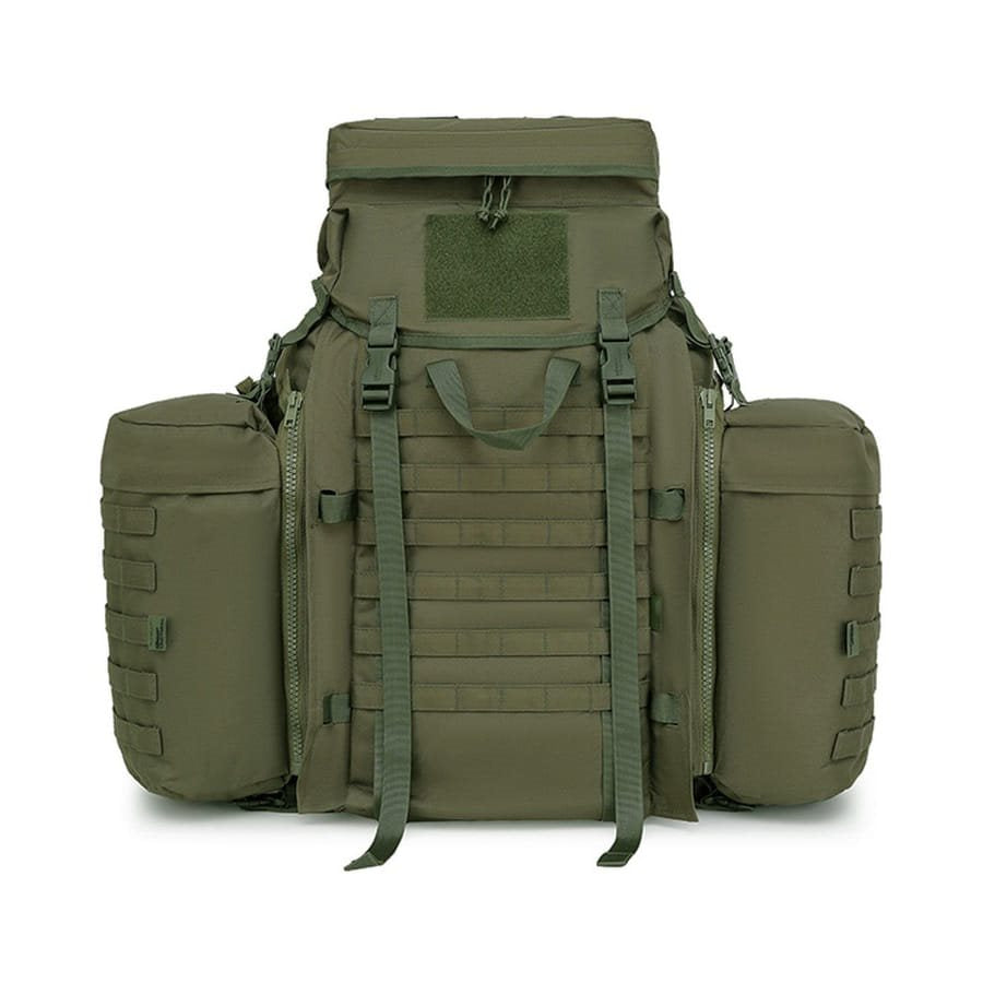 Mochila táctica Tactical Assault MOLLE 90 L negra en tejido 600D Tac-Poly