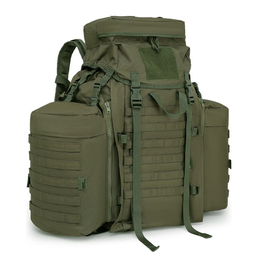 Mochila táctica Tactical Assault MOLLE 90 L negra en tejido 600D Tac-Poly