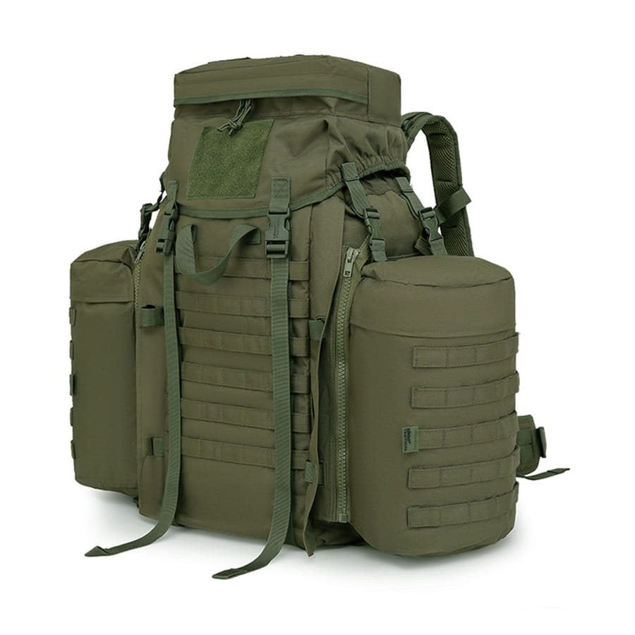 Mochila táctica Tactical Assault MOLLE 90 L negra en tejido 600D Tac-Poly