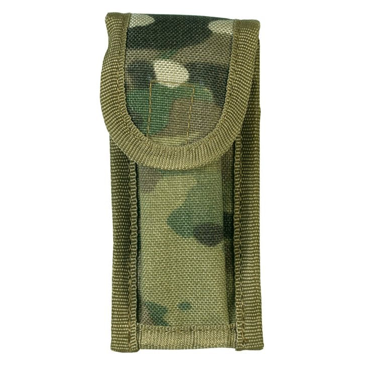 Funda LOCK para cuchillo plegable en 600D Tac-Poly, cierre de solapa con velcro, 12 x 3,5 x 3 cm