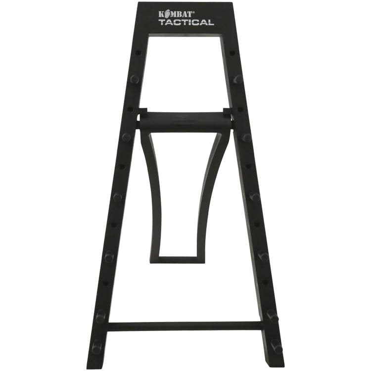 Soporte para cuchillos negro de plástico, altura 33 cm