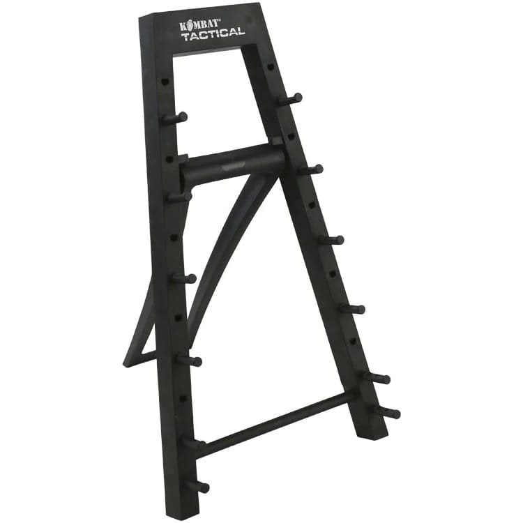 Soporte para cuchillos negro de plástico, altura 33 cm