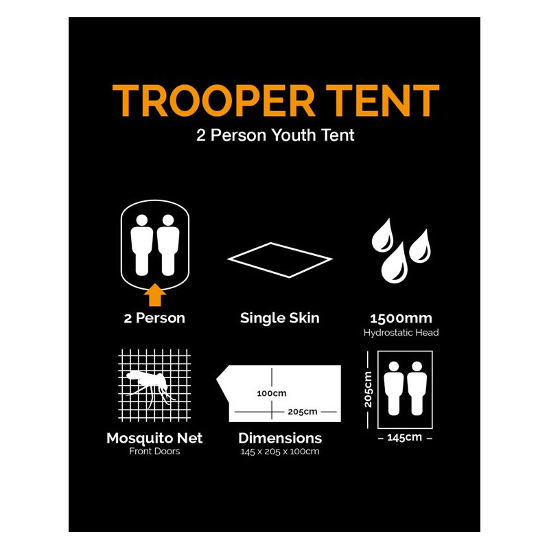 Tienda TROOPER Pro 2 personas - imagen del producto