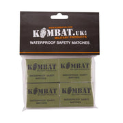 Fósforos KOMBAT impermeables, paquete de 4 cajas