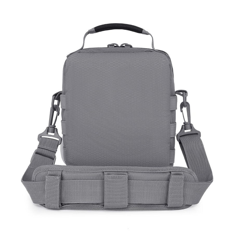Bolsa de hombro EXPLORER en Tac-Poly 700D Hex-Stop, dos bolsillos frontales y funda integrada para pistola