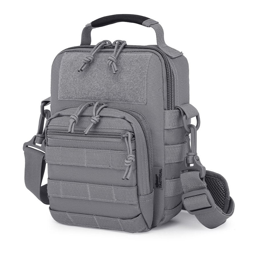 Bolsa de hombro EXPLORER negra EDC con funda para pistola