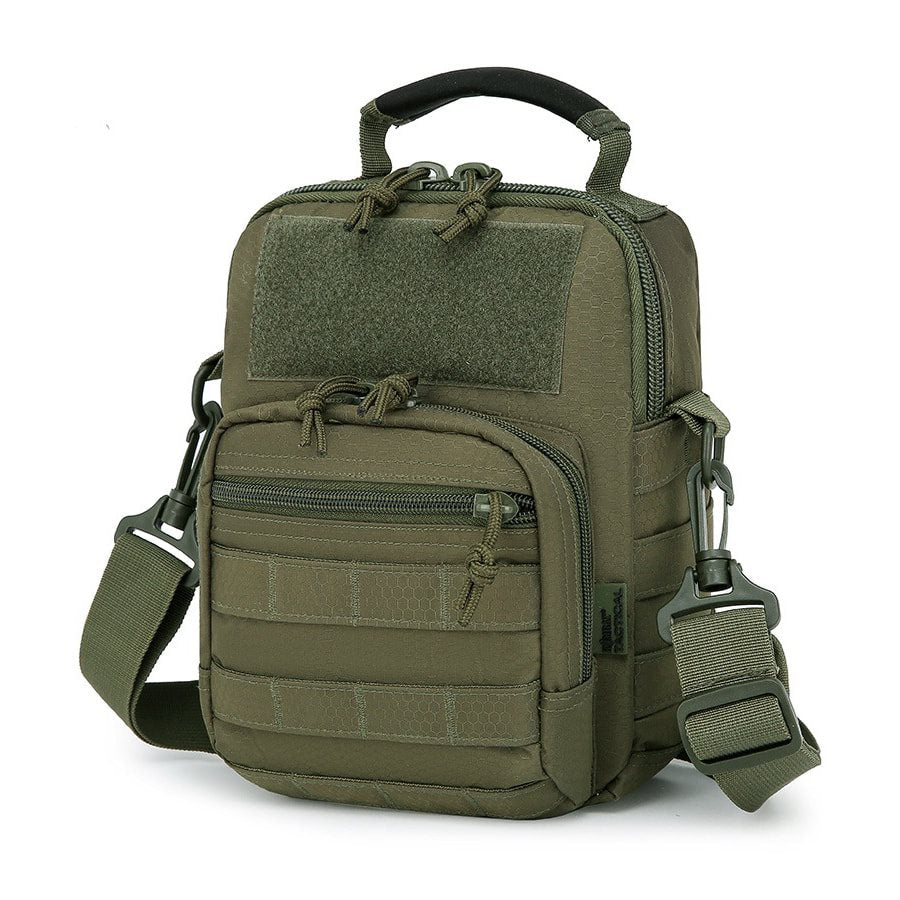 Bolsa de hombro EXPLORER negra EDC con funda para pistola