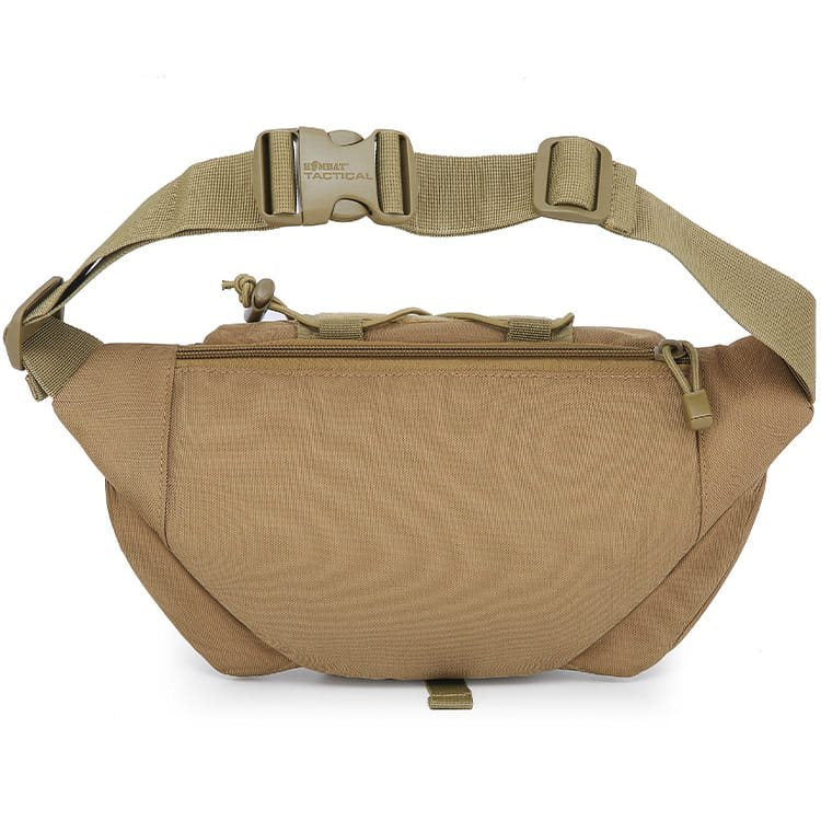 Riñonera táctica con velcro, nylon, 340 x 170 mm, correa ajustable hasta 114 cm