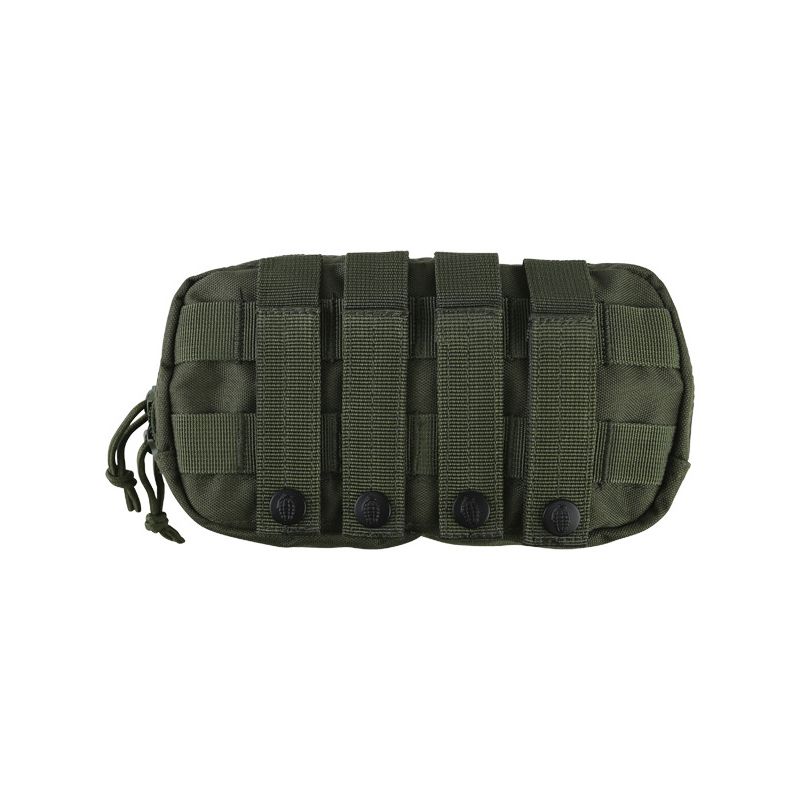 Funda FAST universal MOLLE verde 210×120×80 mm de 700D Tac-Poly con bolsillos interiores