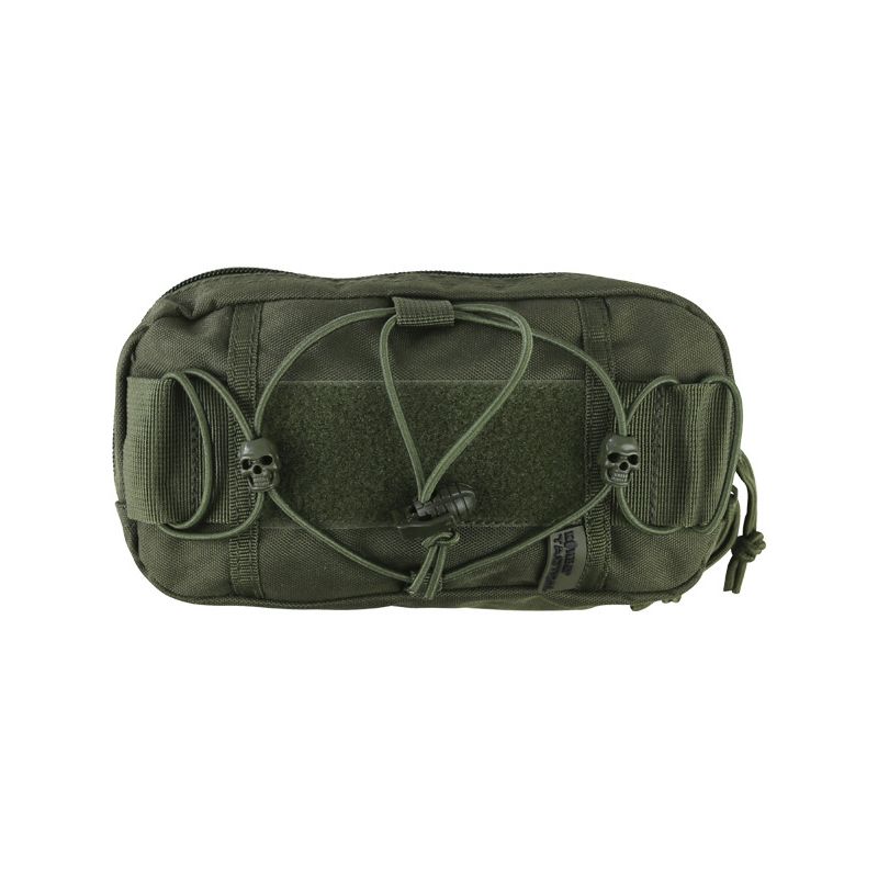 Funda FAST universal MOLLE verde 210×120×80 mm de 700D Tac-Poly con bolsillos interiores