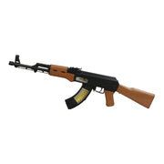 Pistola de juguete AK-47 de plástico 62 cm con efectos de luz y sonido