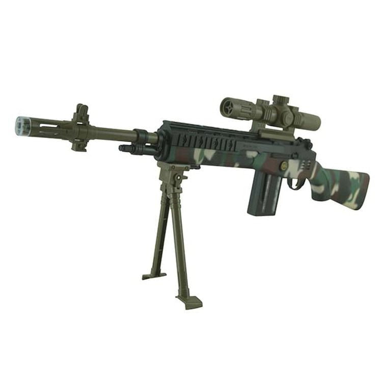 Pistola de juguete SNIPER 831M de plástico camuflada, longitud 62 cm