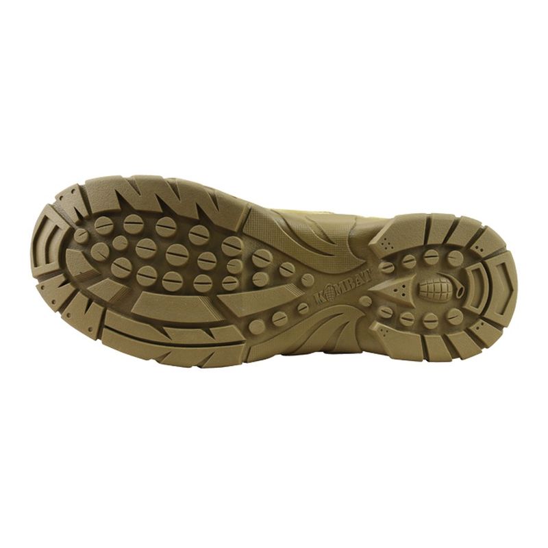 Botas tácticas PRO 50/50 COYOTE en color desértico, nylon y ante 1150D, tallas UK