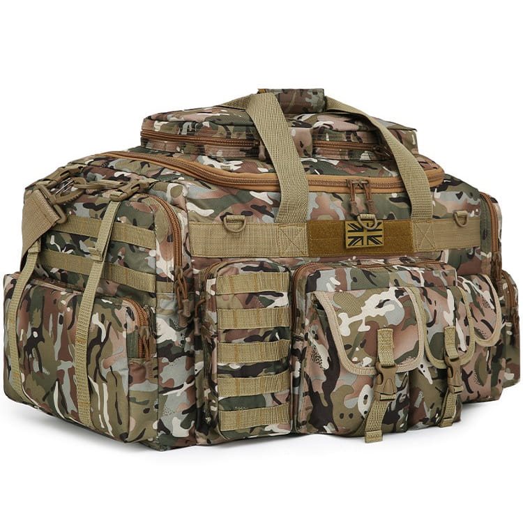 Bolsa SAXON HOLDALL 100 l negra con 11 bolsillos exteriores