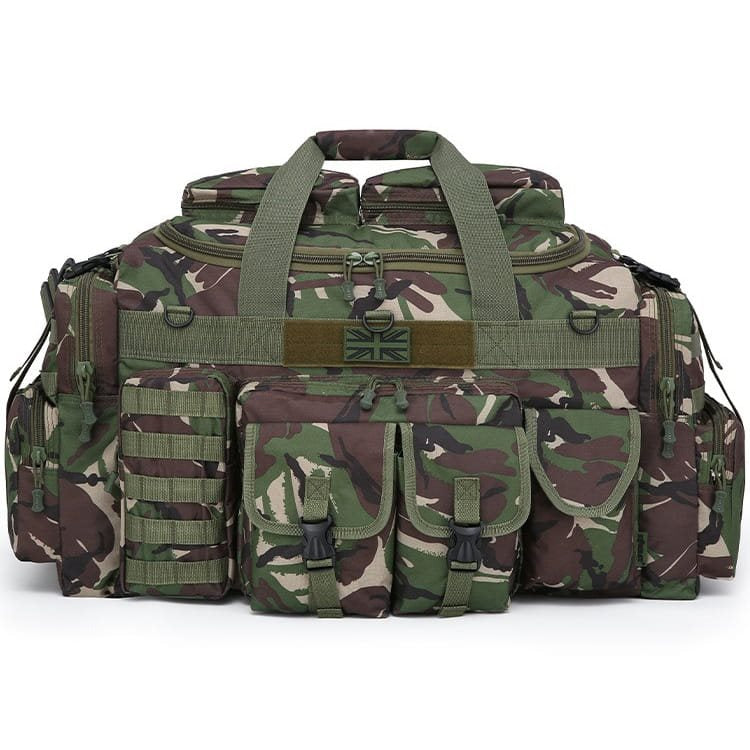 Bolsa SAXON HOLDALL 100 l negra con 11 bolsillos exteriores