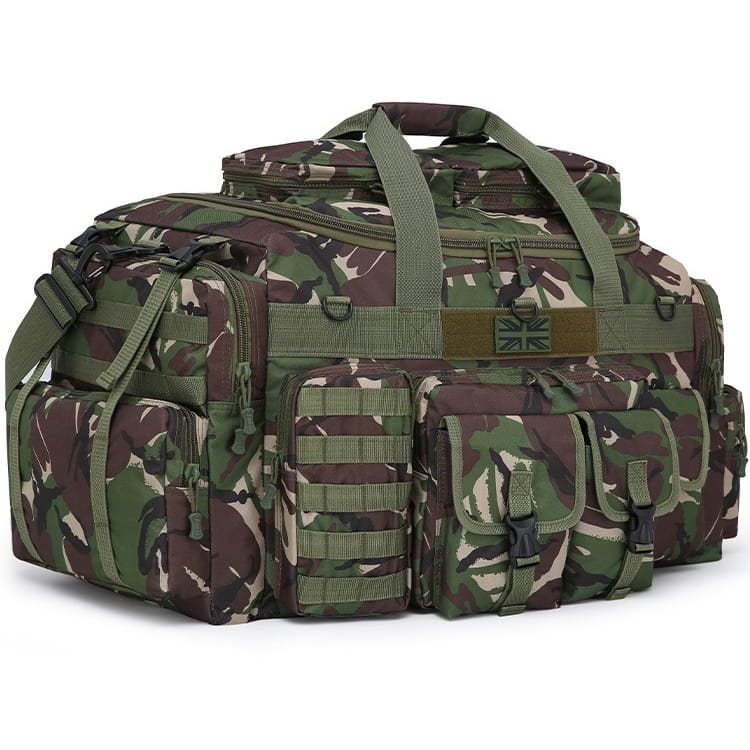 Bolsa SAXON HOLDALL 100 l negra con 11 bolsillos exteriores