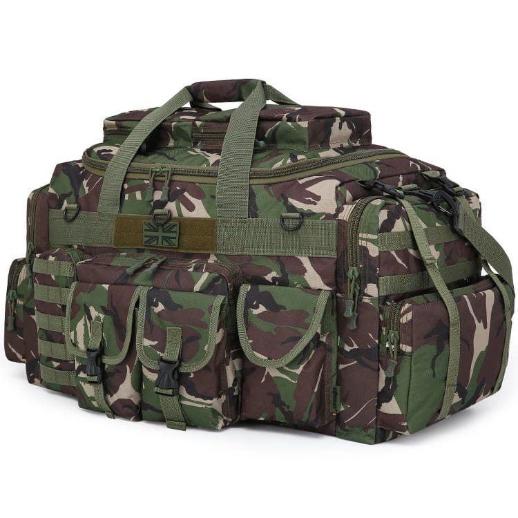 Bolsa SAXON HOLDALL 100 L negra con 11 bolsillos exteriores