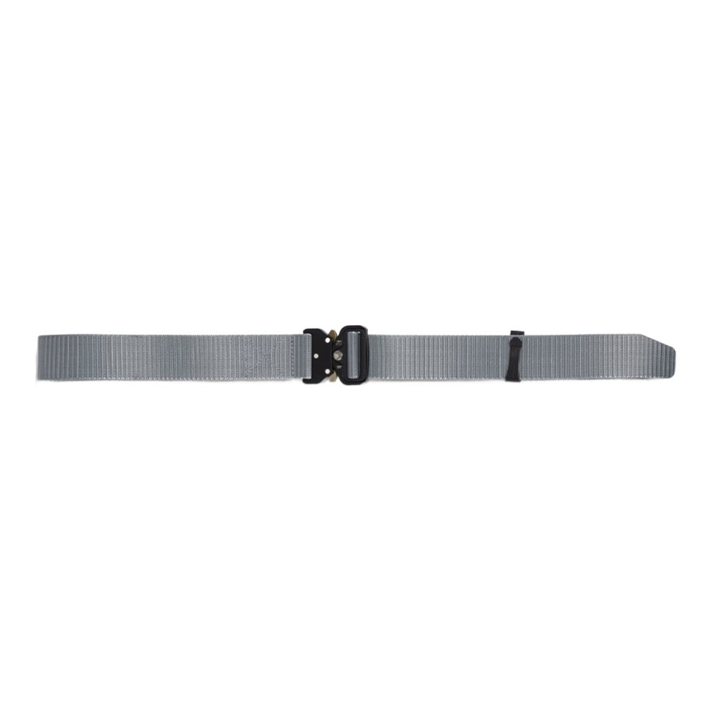 Cinturón táctico RECON negro 118 cm en nylon con hebilla metálica de liberación rápida