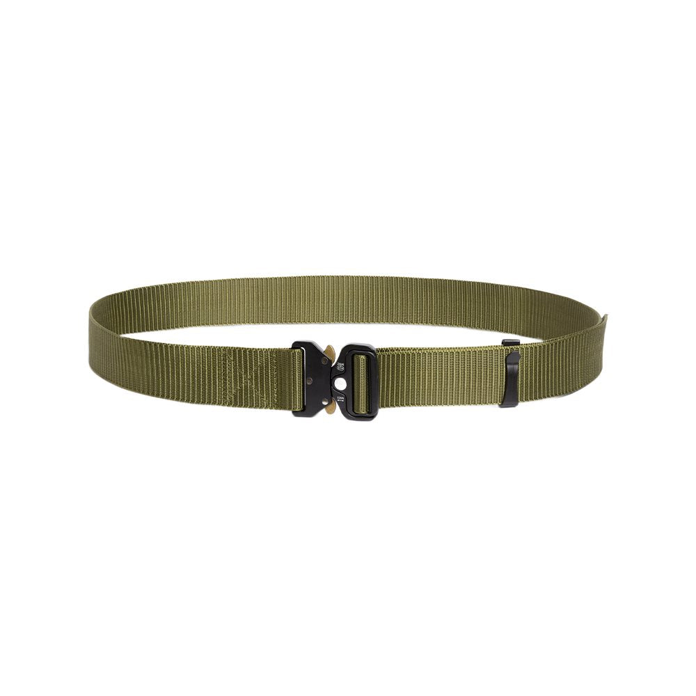 Cinturón táctico RECON negro 118 cm en nylon con hebilla metálica de liberación rápida