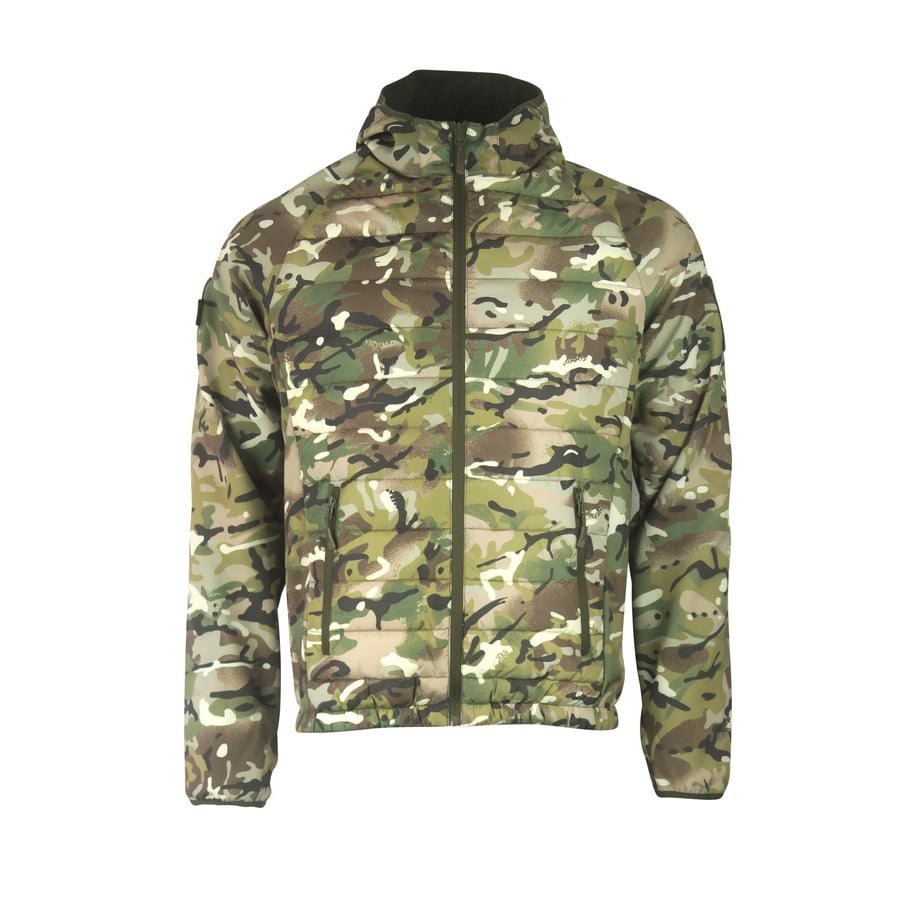 Chaqueta táctica VENOM Softshell con capucha, mangas softshell y bolsillos con cremallera
