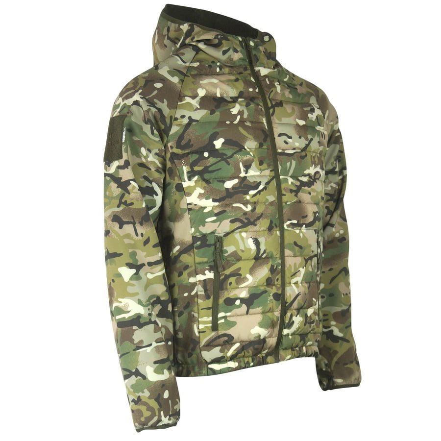 Chaqueta táctica VENOM Softshell con capucha, mangas softshell y bolsillos con cremallera