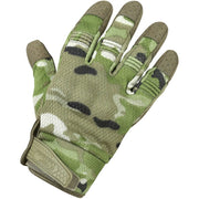 Guantes tácticos RECON con protección de nudillos y palma de serraje (KO-207-BTP)