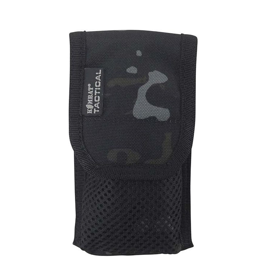 Funda MOLLE protectora para teléfono con cordón ajustable, negra, 15 x 8 x 4 cm