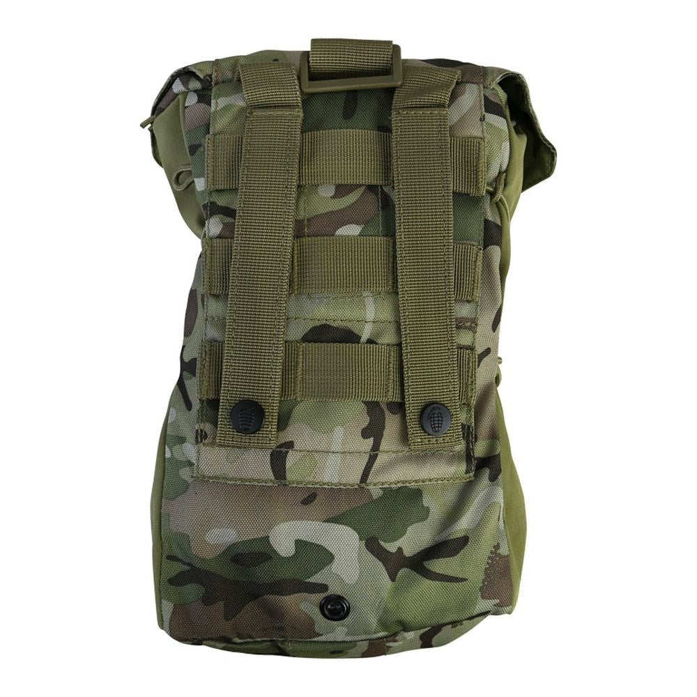 Funda STUFFER MOLLE universal negra con cierre elástico y sistema MOLLE/PALS, dimensiones aprox. 27 x 16 x 11 cm