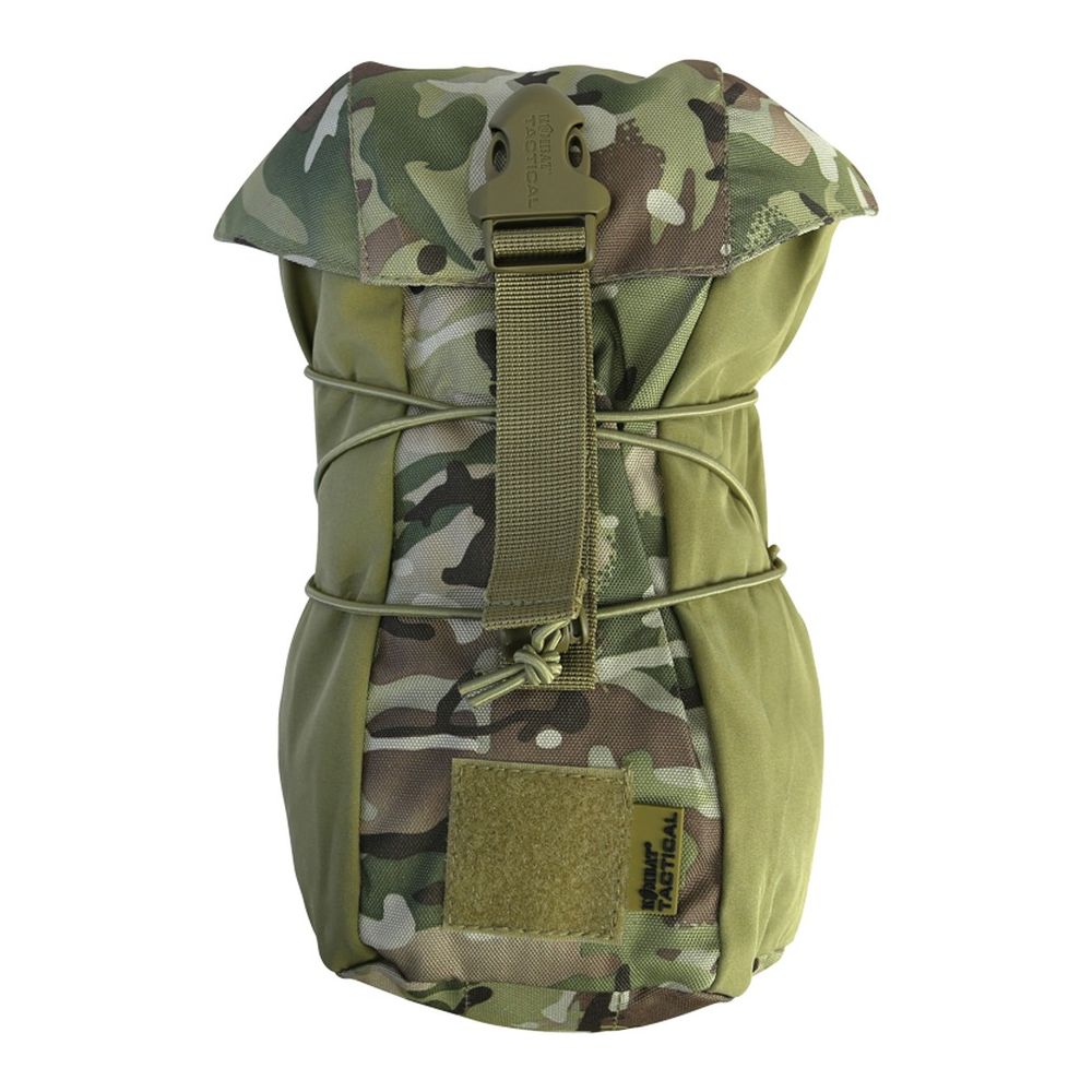 Funda STUFFER MOLLE universal negra KO-2100, con sistema MOLLE/PALS, dimensiones aproximadas 27 x 16 x 11 cm