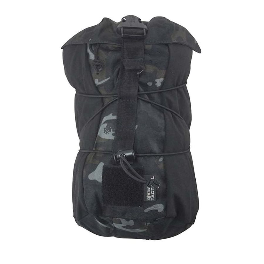 Funda STUFFER MOLLE universal negra KO-2100, con sistema MOLLE/PALS, dimensiones aproximadas 27 x 16 x 11 cm