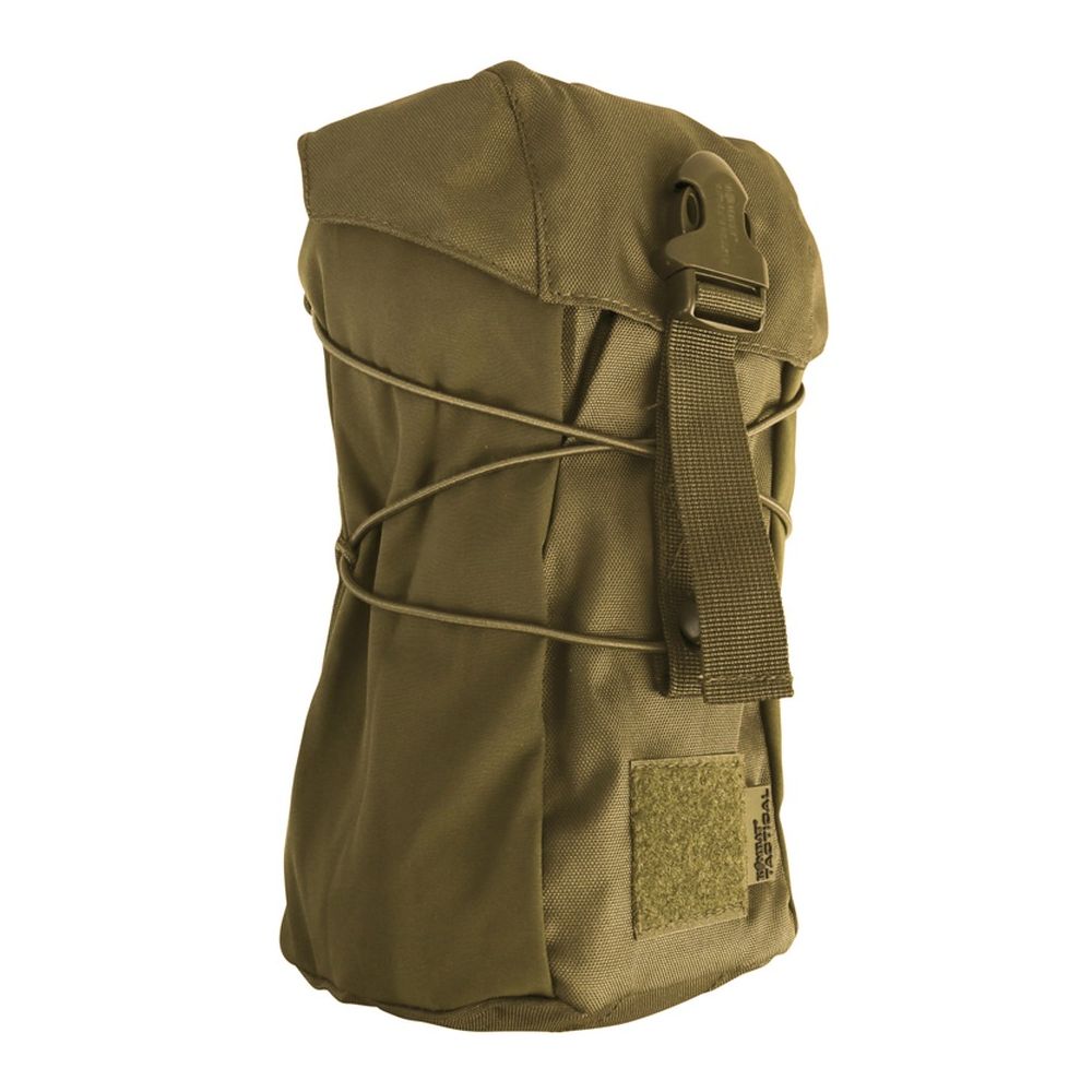 Funda STUFFER MOLLE universal negra KO-2100, con sistema MOLLE/PALS, dimensiones aproximadas 27 x 16 x 11 cm