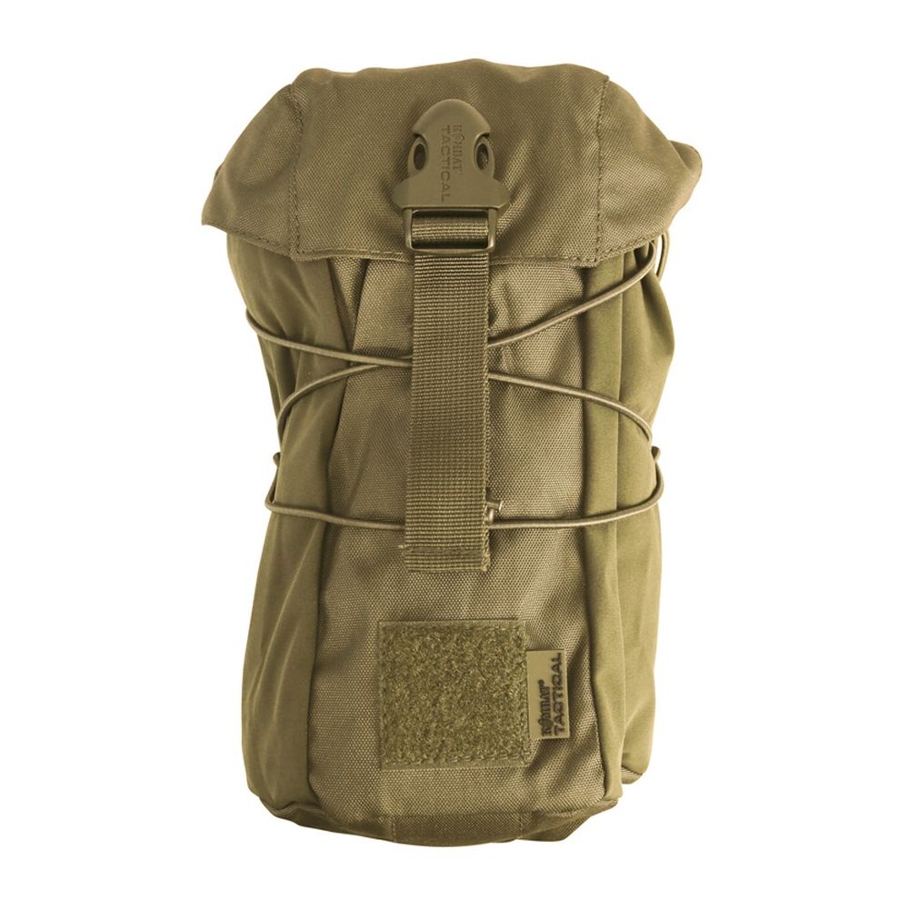 Funda STUFFER MOLLE universal negra KO-2100, con sistema MOLLE/PALS, dimensiones aproximadas 27 x 16 x 11 cm