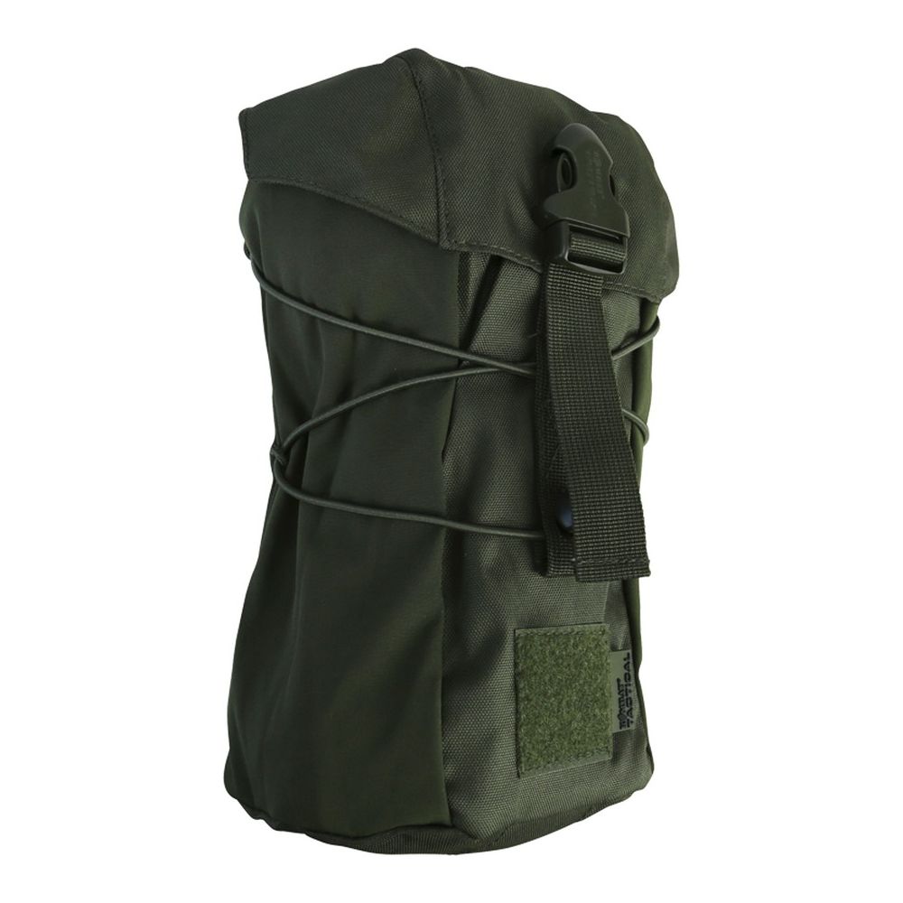 Funda STUFFER MOLLE universal negra KO-2100, con sistema MOLLE/PALS, dimensiones aproximadas 27 x 16 x 11 cm